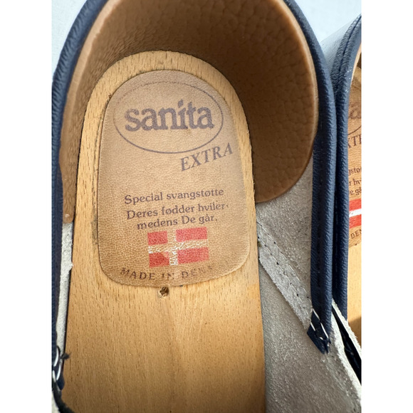 Sanita Professional Clogs Blue Womens EU 39 US 8.5 Slip On Nurse Made in Denmark - Picture 10 of 10